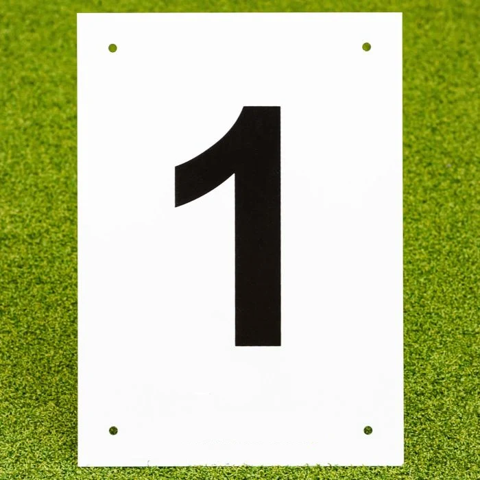 Court Number Plates for Tennis Courts and Sports Fields — Fitness Equipment