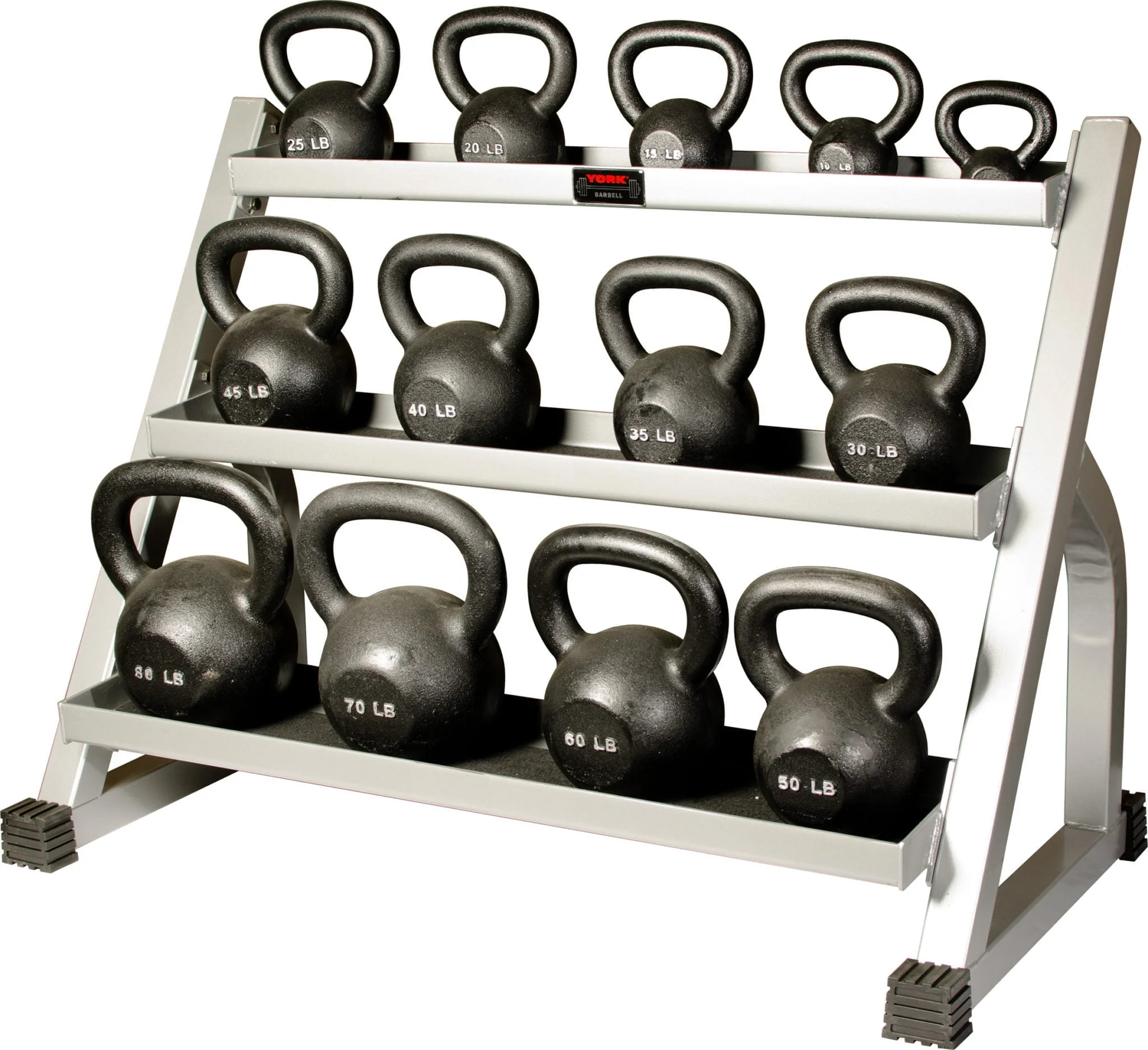 Support à Kettlebells York pour un Entraînement Organisé — Haltères réglables