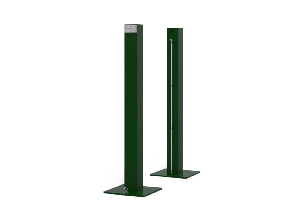 Pickleball Posts on Plate with Internal Winch — Pickleball Paddle