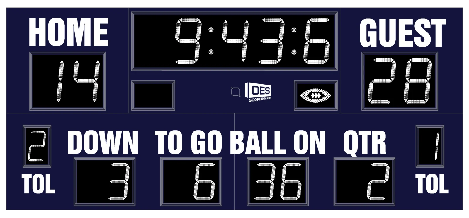 Outdoor Display Board OES M8018 — Fitness Equipment