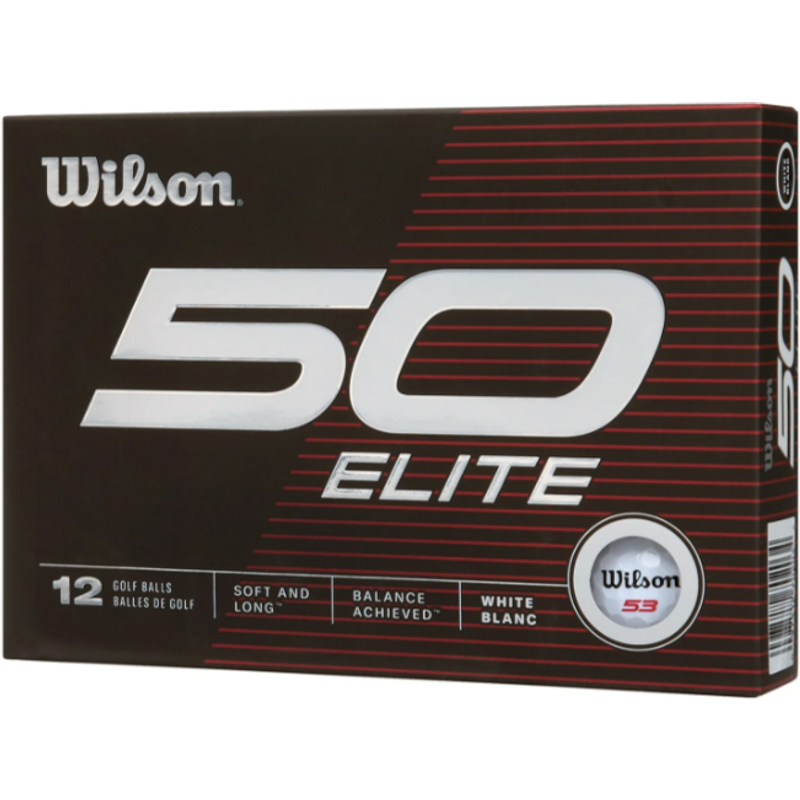 Balles de golf Wilson Fifty Elite à faible compression