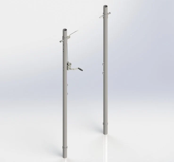 Economical Outdoor Volleyball Posts — Fitness Equipment