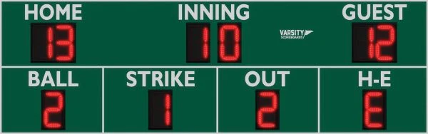 Outdoor Varsity Baseball Scoreboard — Fitness Equipment