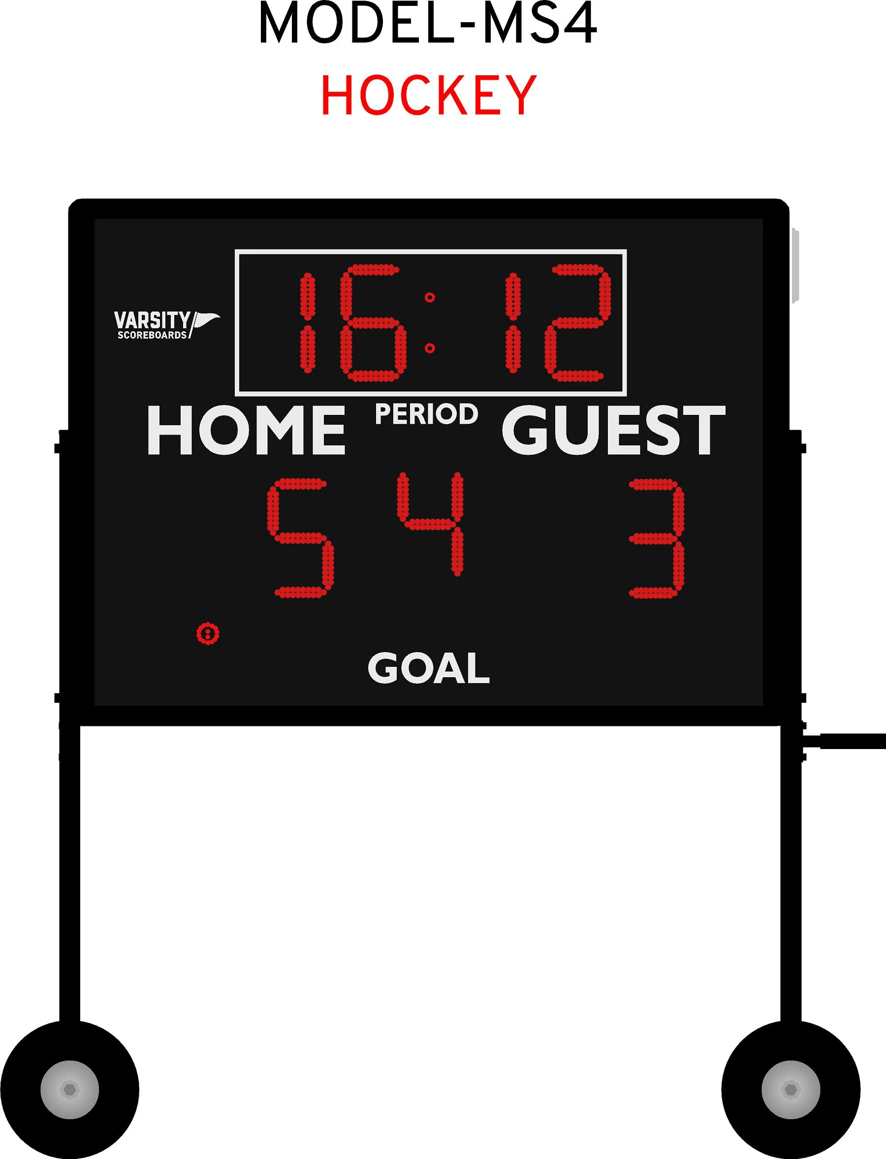 Tableau de pointage multisport 52" x 68" LED intérieur extérieur — Équipement de conditionnement physique