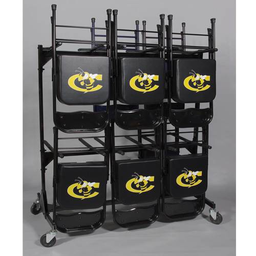 Chariot de Transport de Chaises – 36 Chaises — Chaises de sport et d'arbitrage