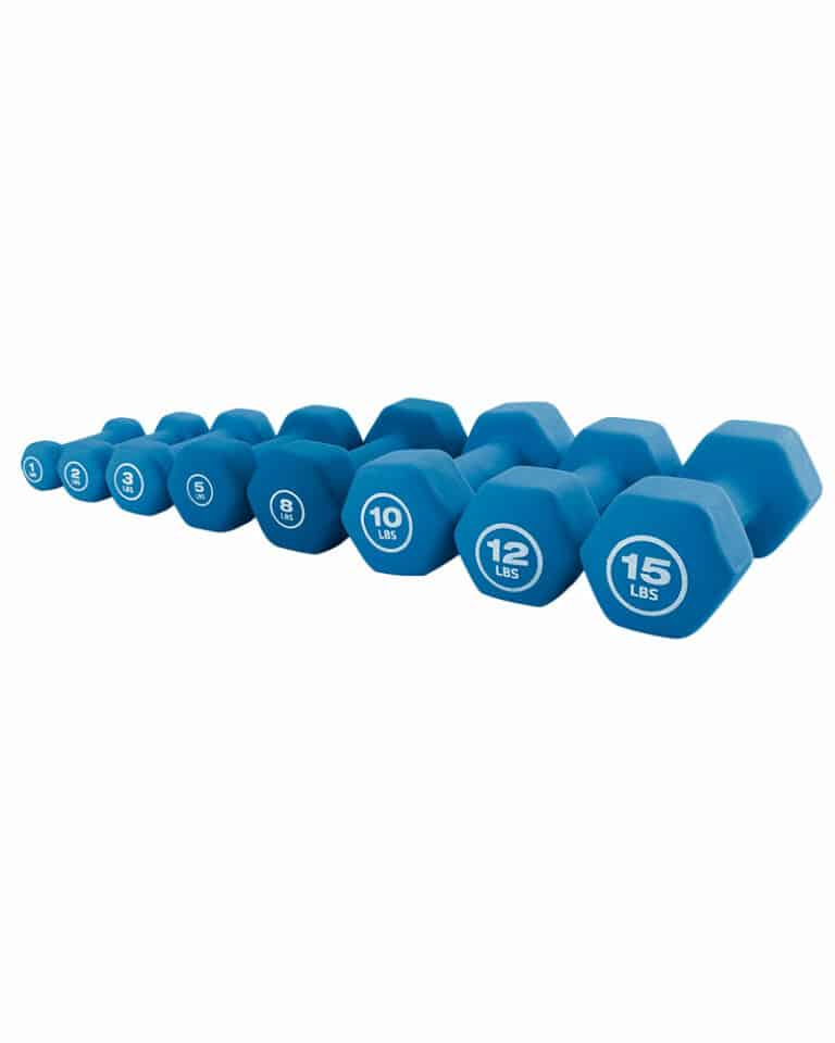 Blue Neoprene Dumbbell — Adjustable Dumbbells