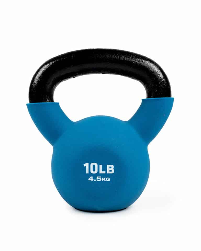 Kettlebell avec Poignée – Vinyle Bleu — Haltères réglables