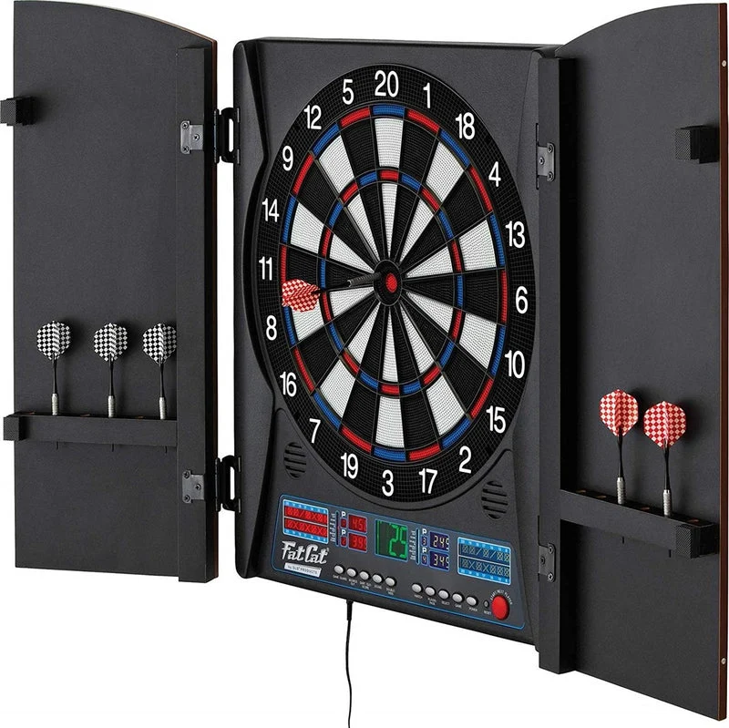 Fat Cat Electronix Electronic Dartboard with Cabinet — Dog Toys