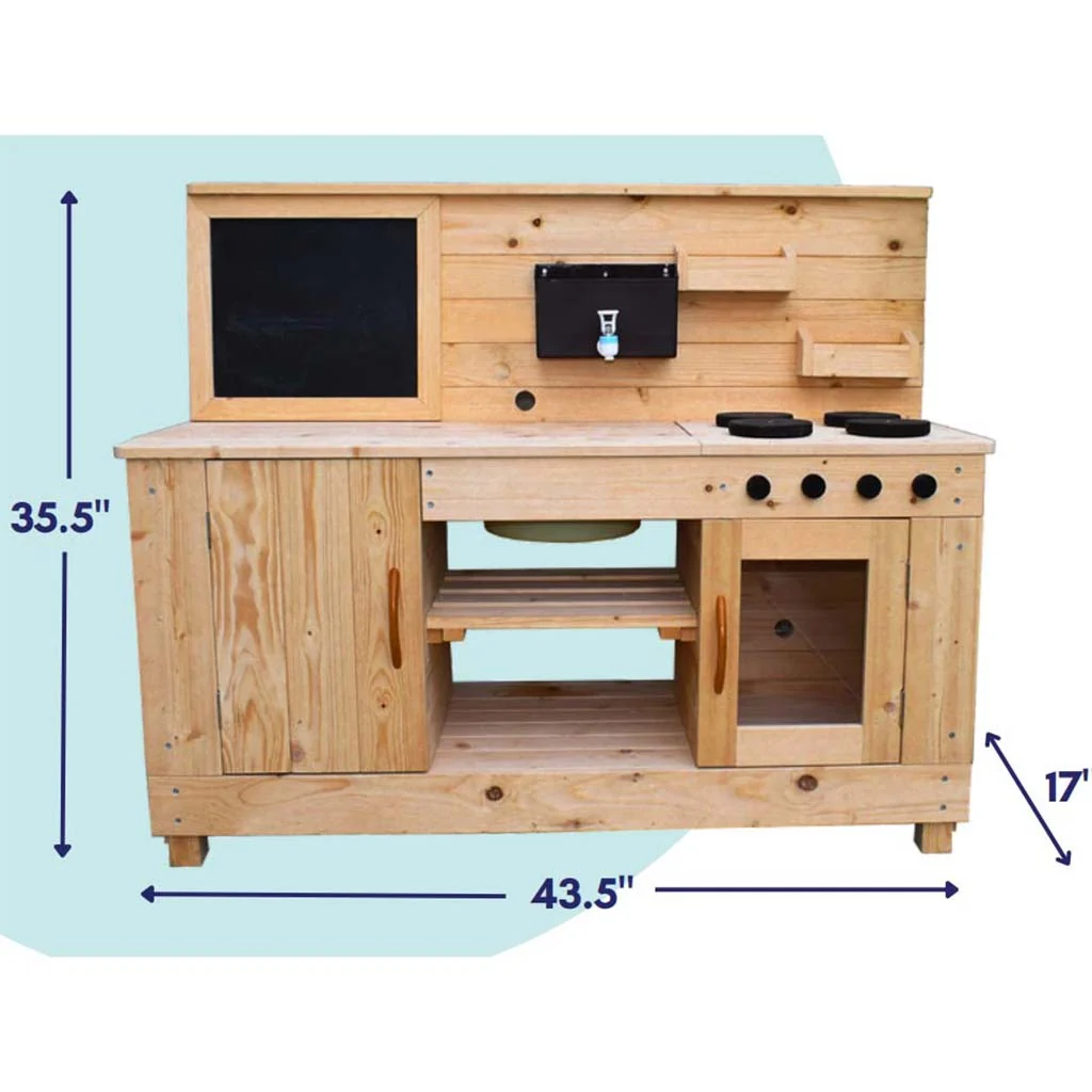 Cuisine extérieure en bois pour enfants — Équipement de conditionnement physique