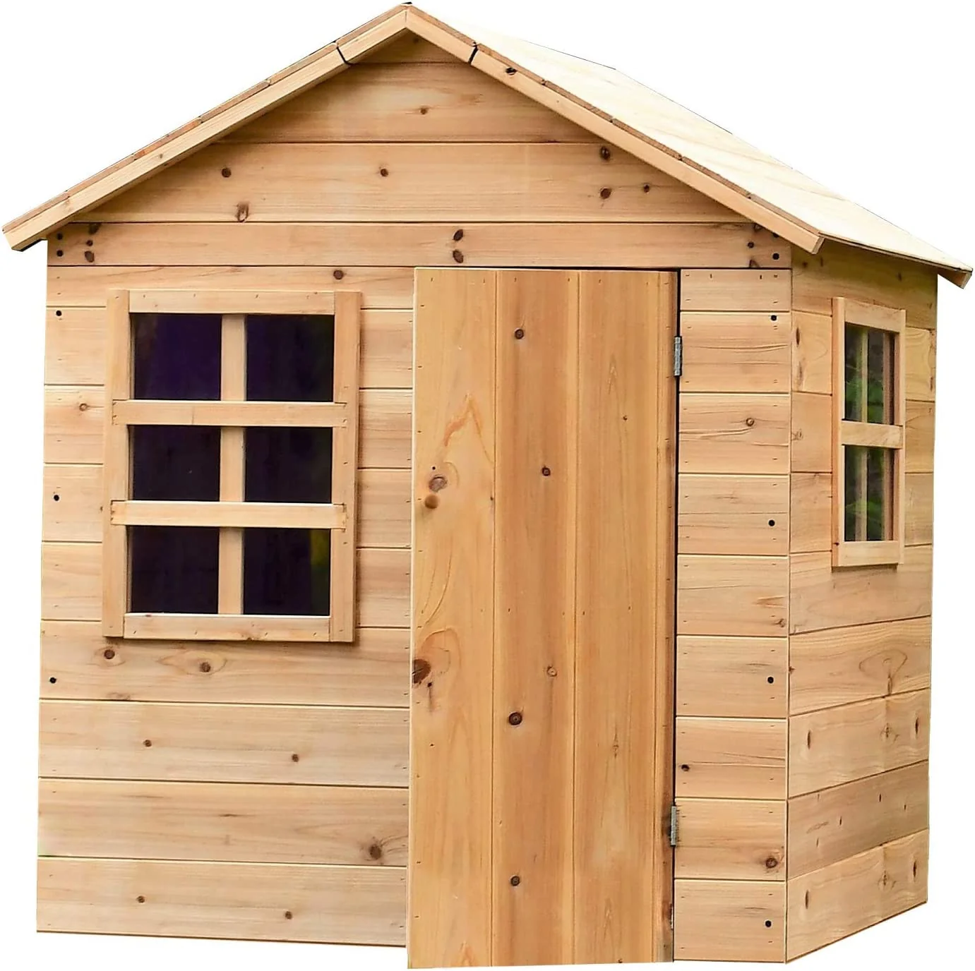 Outdoor Wooden Playhouse for Children — Playground & Swing Sets