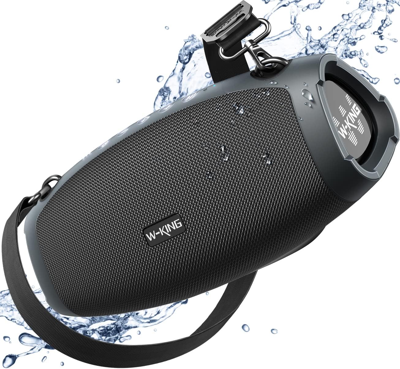 Haut-parleur Bluetooth W-KING 120W IPX6 Étanche — Haut-parleur Bluetooth portable