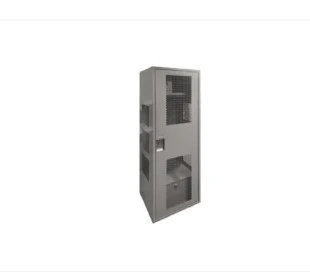 Gym locker with door