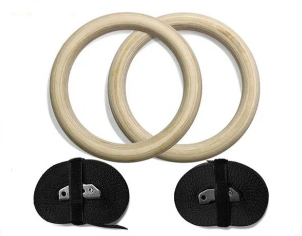 Gymnastic rings with adjustable straps — Fitness Equipment
