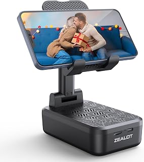 ZEALOT Phone Stand with Wireless Bluetooth Speaker