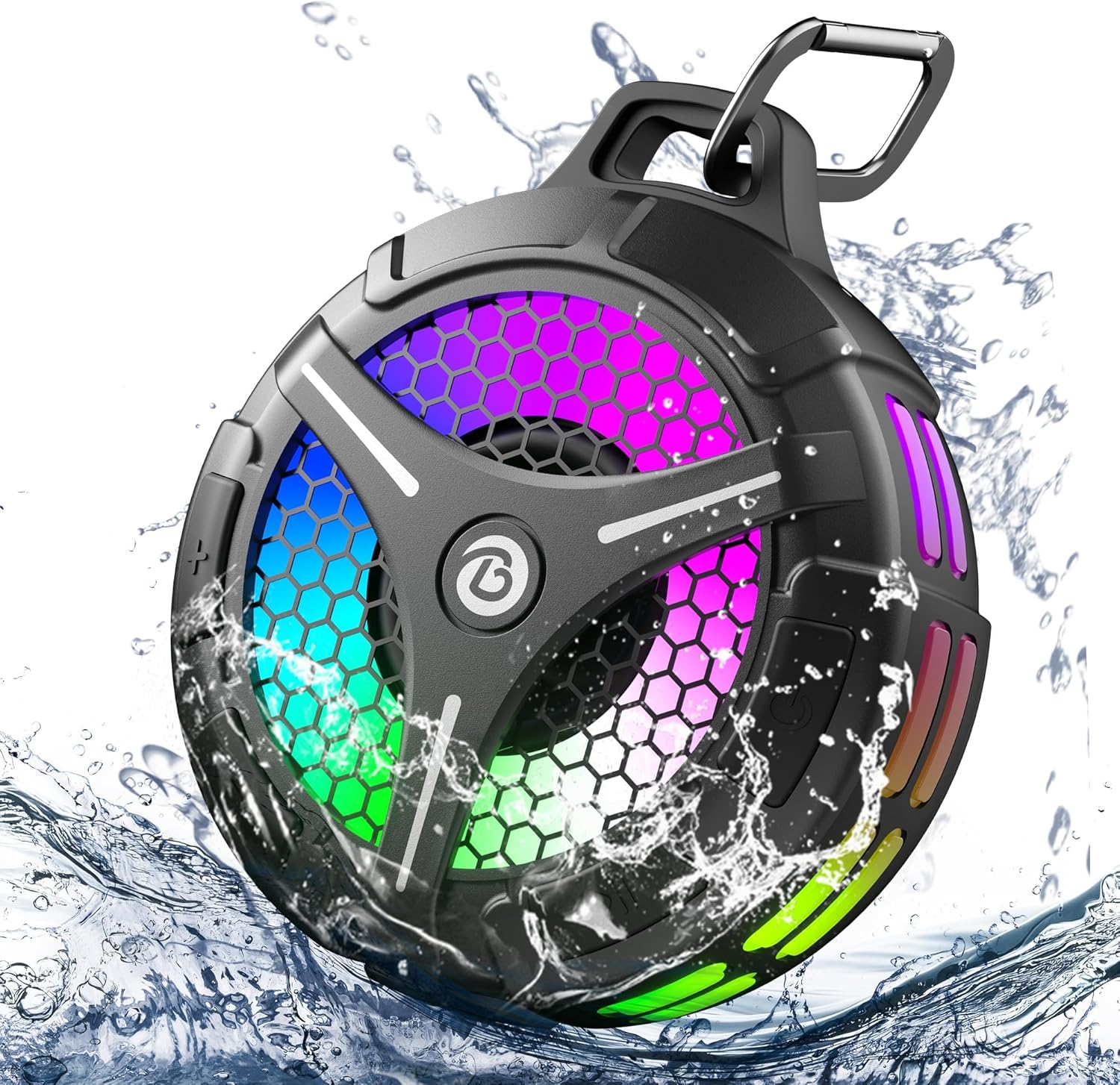 Haut-parleur Bluetooth IPX7 15W Son Stéréo Étanche — Haut-parleur Bluetooth portable