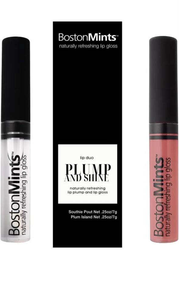 Ensemble de brillants à lèvres Plum Island et Southie Pout par BostonMints — Brillant à lèvres