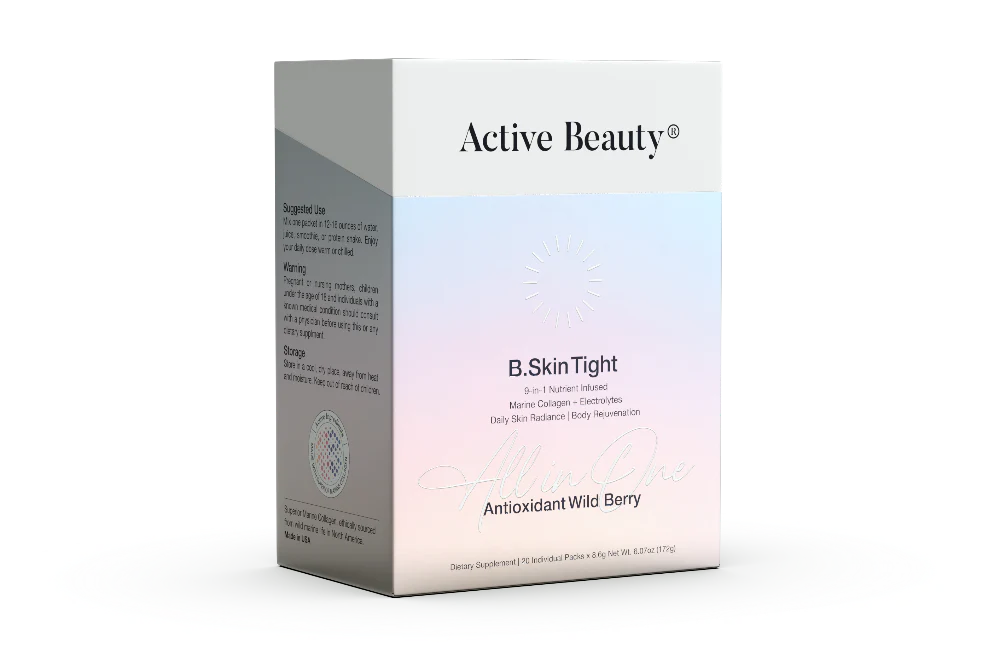 Skin Tightening Collagen Booster – B.Skin Tight 20 Pack Organic Wild Berry by Active Beauty®