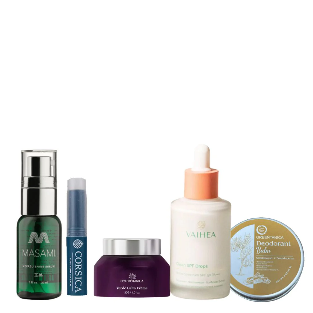 Ensemble de soins pour la peau Masami Clean Beauty, lot d'été — Ensemble de soins de la peau