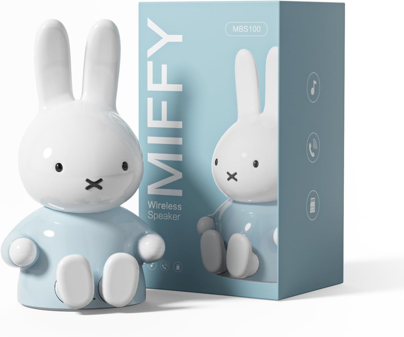 Haut-parleur Bluetooth portable Miffy, 40h d'autonomie — Haut-parleur Bluetooth portable