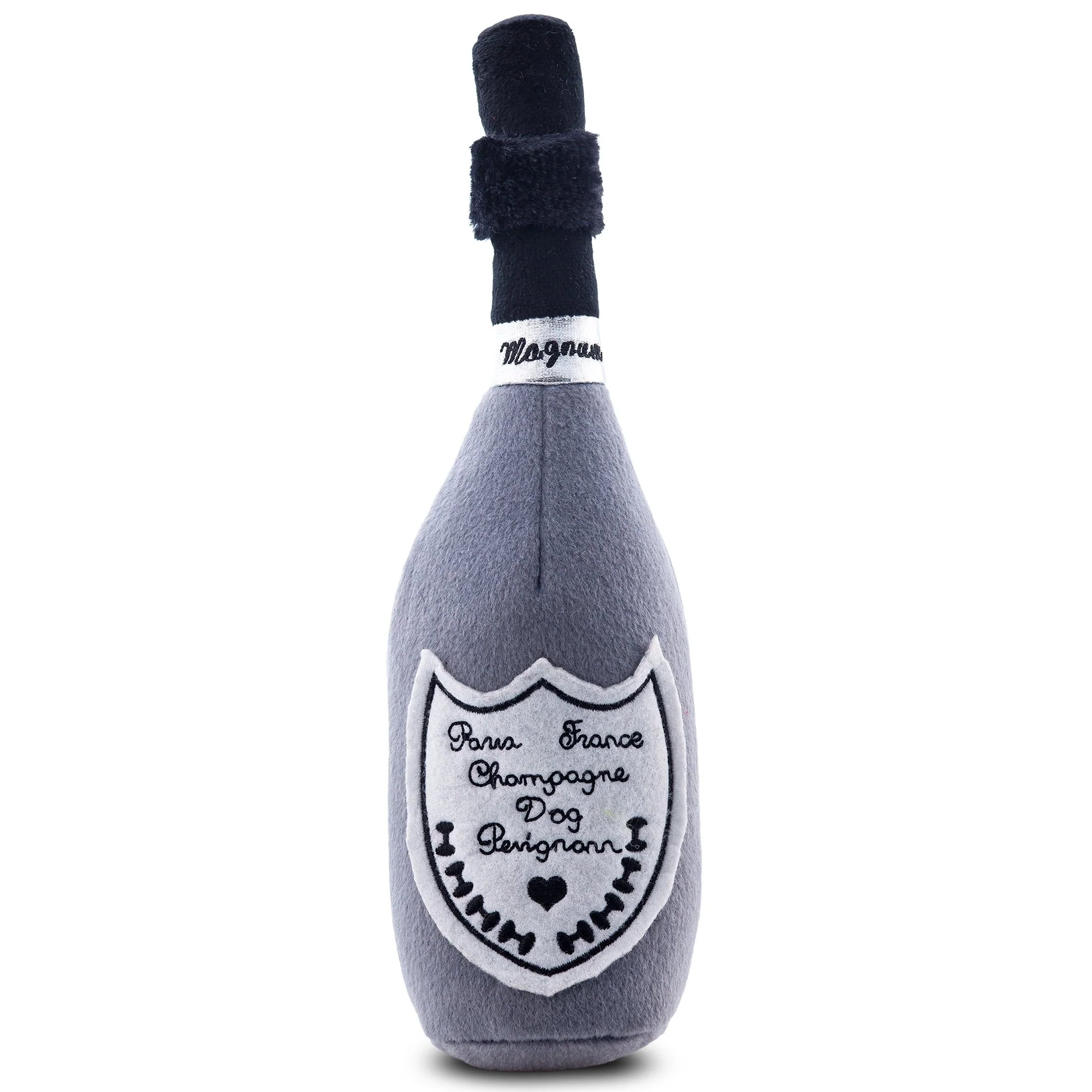 Dog Perignonn Champagne Bottle Plush Toy - Large — Dog Toys