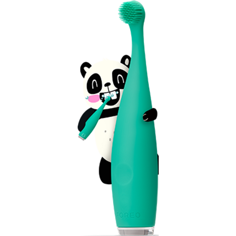 Foreo Issa™ Ensemble de soins pour la peau bébé panda vert kiwi — Appareils de soins de la peau