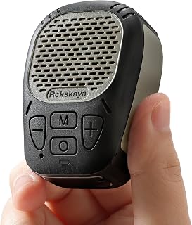 Wearable Bluetooth V5.3 Speaker, Clip-On, IPX7 Waterproof, 30H