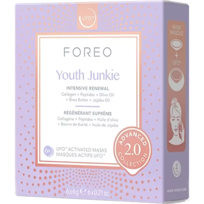 Foreo UFO Masks Youth Junkie Lot de 6 — Appareils de soins de la peau
