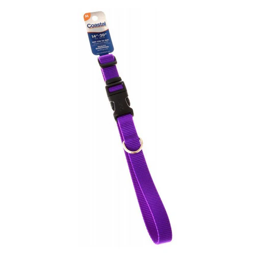 Collier réglable en nylon pour chien Tuff Collar Violet 14"-20" de long 5/8" de large — Collier pour chien