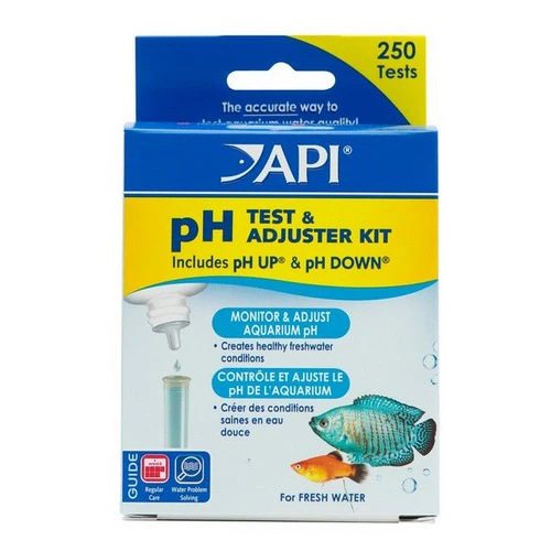 Kit de test et d'ajustement du pH API pour aquariums, 250 tests — Accessoires pour aquariums