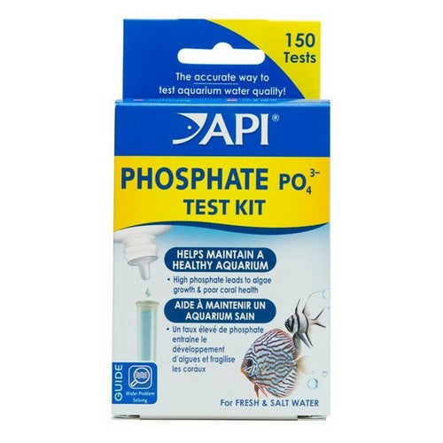 Kit de test de phosphate API pour aquariums, 150 tests liquides