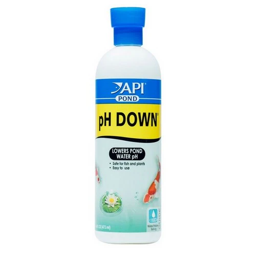 Pond Care, pH Down pH Adjuster, 16 oz (Treats 2,400 Gallons) — Aquarium Accessories