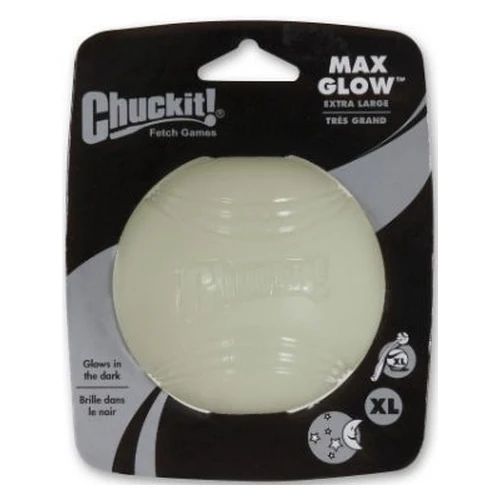 Max Glow Ball X-Large Ball - 3.5" Diameter - 1 Pack by Chuckit! — Dog Toys