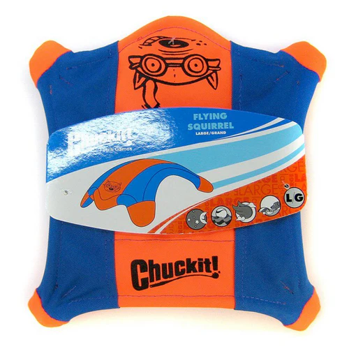 Chuckit ! Jouet à lancer écureuil volant grand 11" x 11 — Jouets pour chiens
