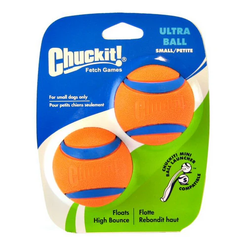 Chuckit ! Ultra Balls Small - 2 unités - 2 pouces de diamètre — Jouets pour chiens
