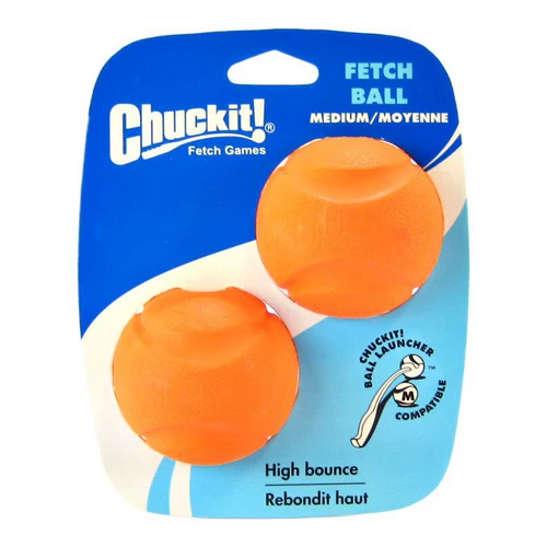 Fetch Balls Medium Ball - 2.25" Diameter (2 Pack) by Chuckit! — Dog Toys