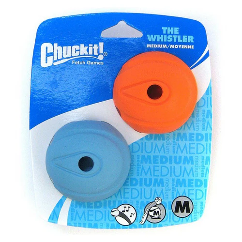 Chuckit ! Whistler Boule moyenne 2,25" de diamètre 2 pièces — Jouets pour chiens