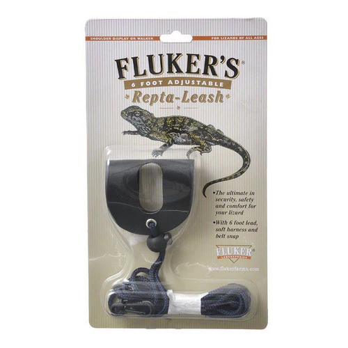 Flukers Repta-Leash Grand harnais pour chien de 5 po avec laisse de 6 pi — Harnais pour chien