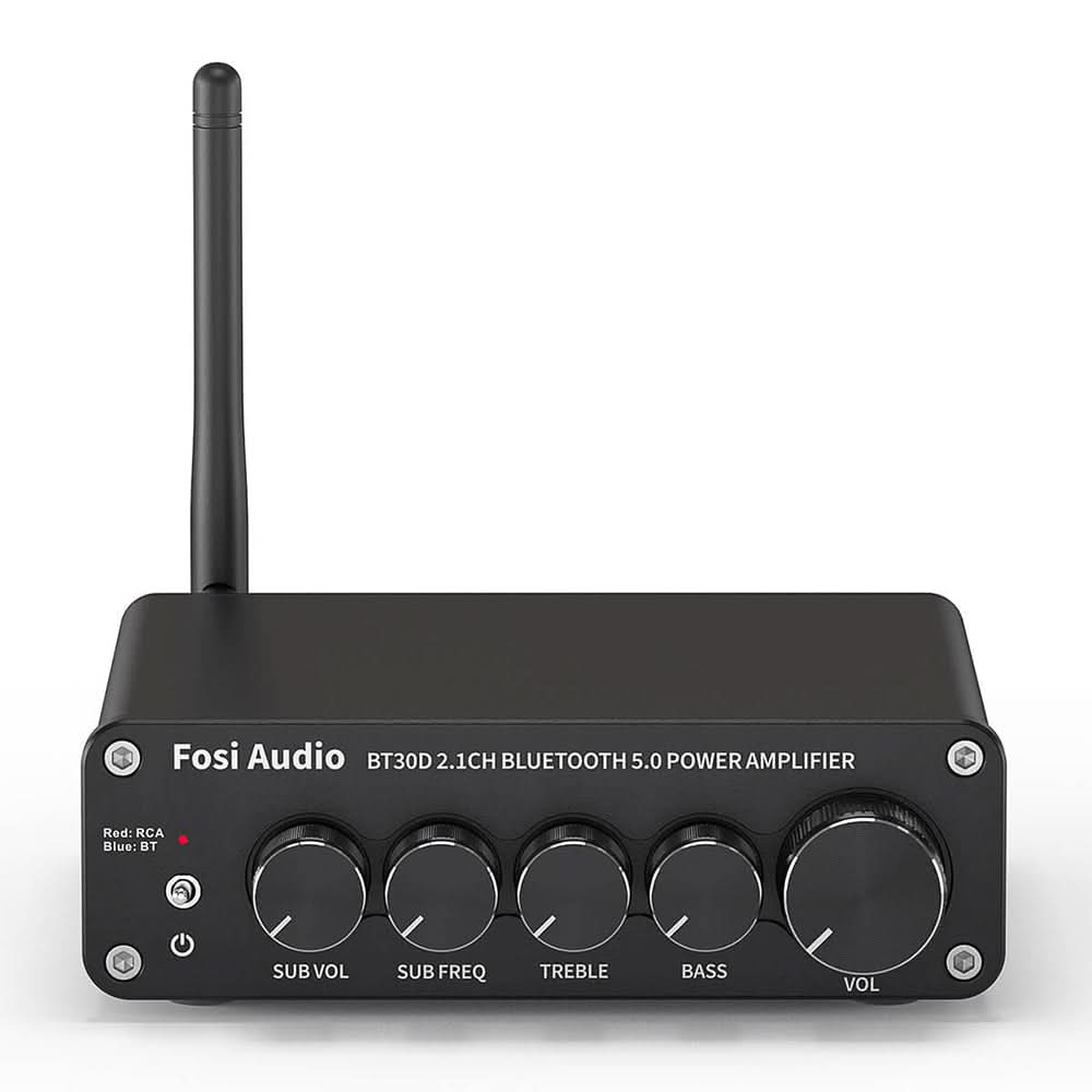 Fosi Audio BT30D Bluetooth 2.1 CH Power Amplifier — Audio Amplifiers & DACs