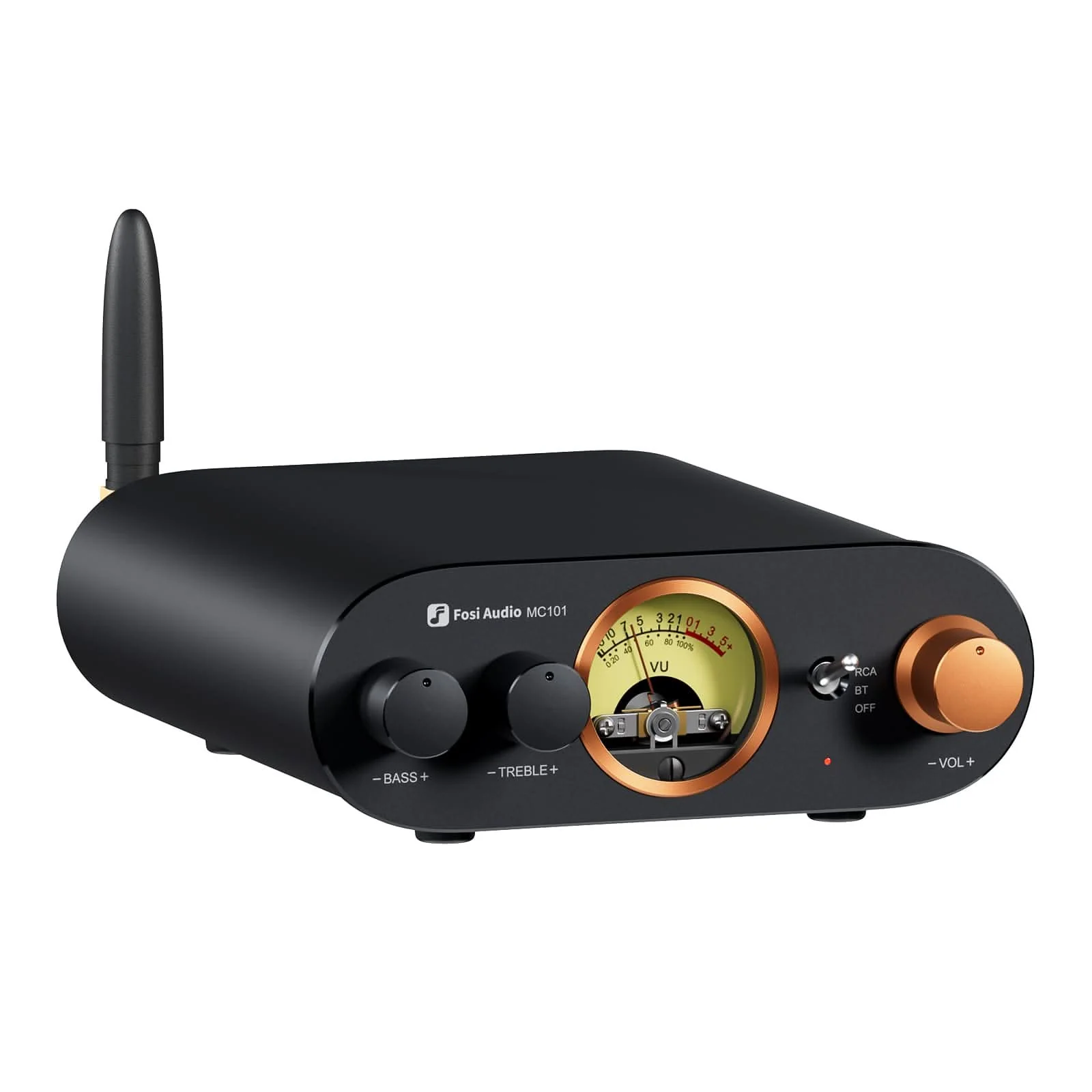 Fosi Audio MC101 VU-mètre amplificateur audio stéréo — Amplificateurs audio et DAC