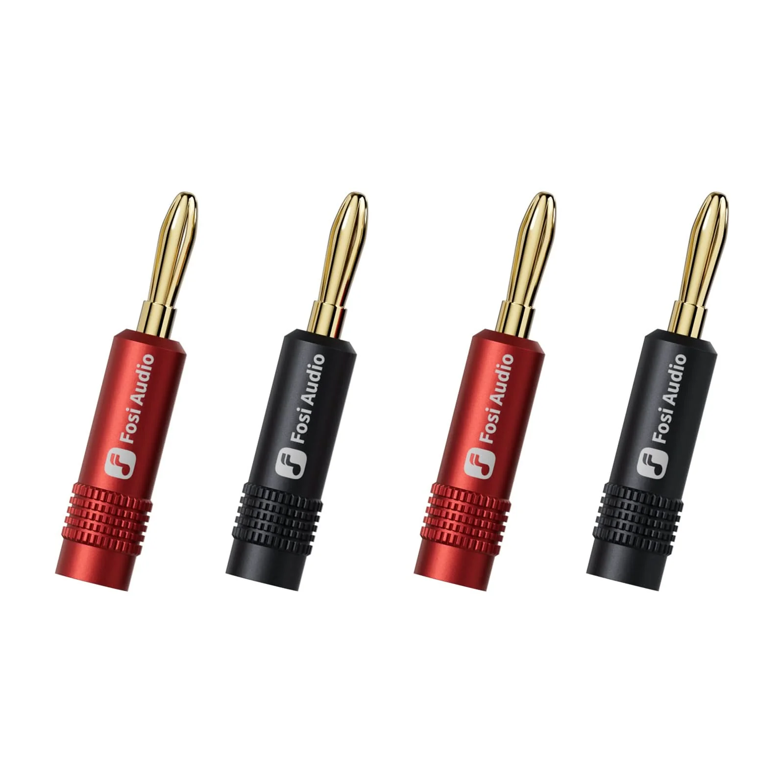 Fosi Audio Speaker Banana Plugs 2 Pairs — Audio Amplifiers & DACs