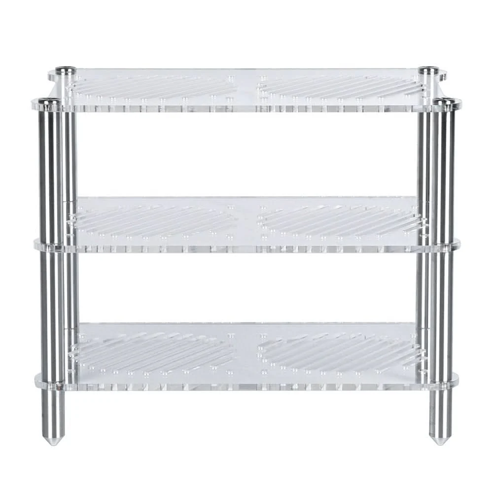 Fosi Audio 3-Layer Acrylic Rack for Audio Components - Amp Rack — Audio Amplifiers & DACs