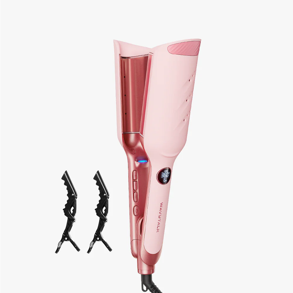 Outil de coiffure Wavytalk Power Wave - Prise UK rose — Outils de coiffure