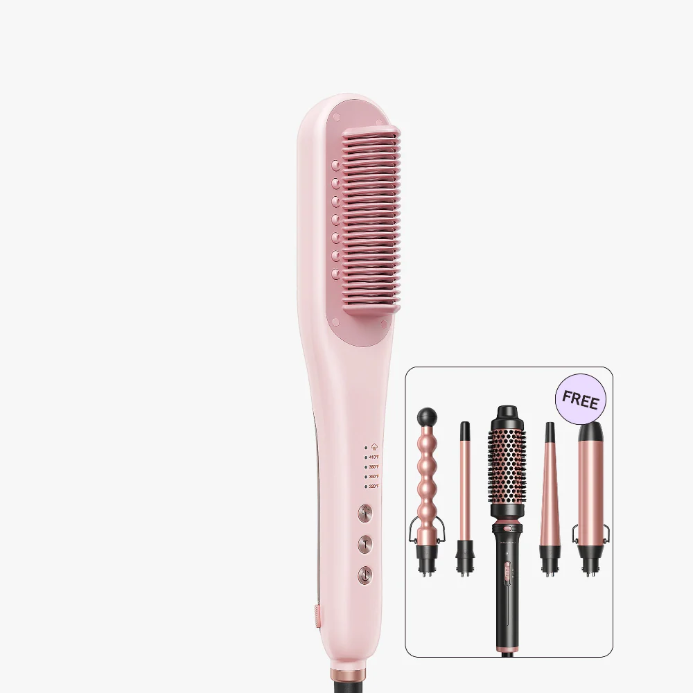 Steam & Style Duo - Pink — Hair Styling Tools