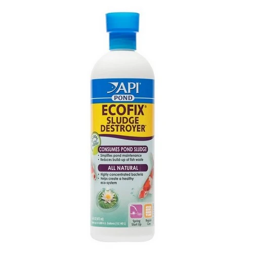 API Pond Ecofix Destructeur de boues 16 oz Traite 4000 gallons — Accessoires pour aquariums