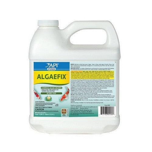 Pond Care AlgaeFix Contrôle des algues pour étangs 64 oz Friandises 19 200 gallons — Accessoires pour aquariums