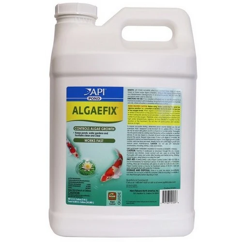 Pond Care AlgaeFix Contrôle des algues pour bassins 2,5 gallons traite 96 000 gallons — Accessoires pour aquariums