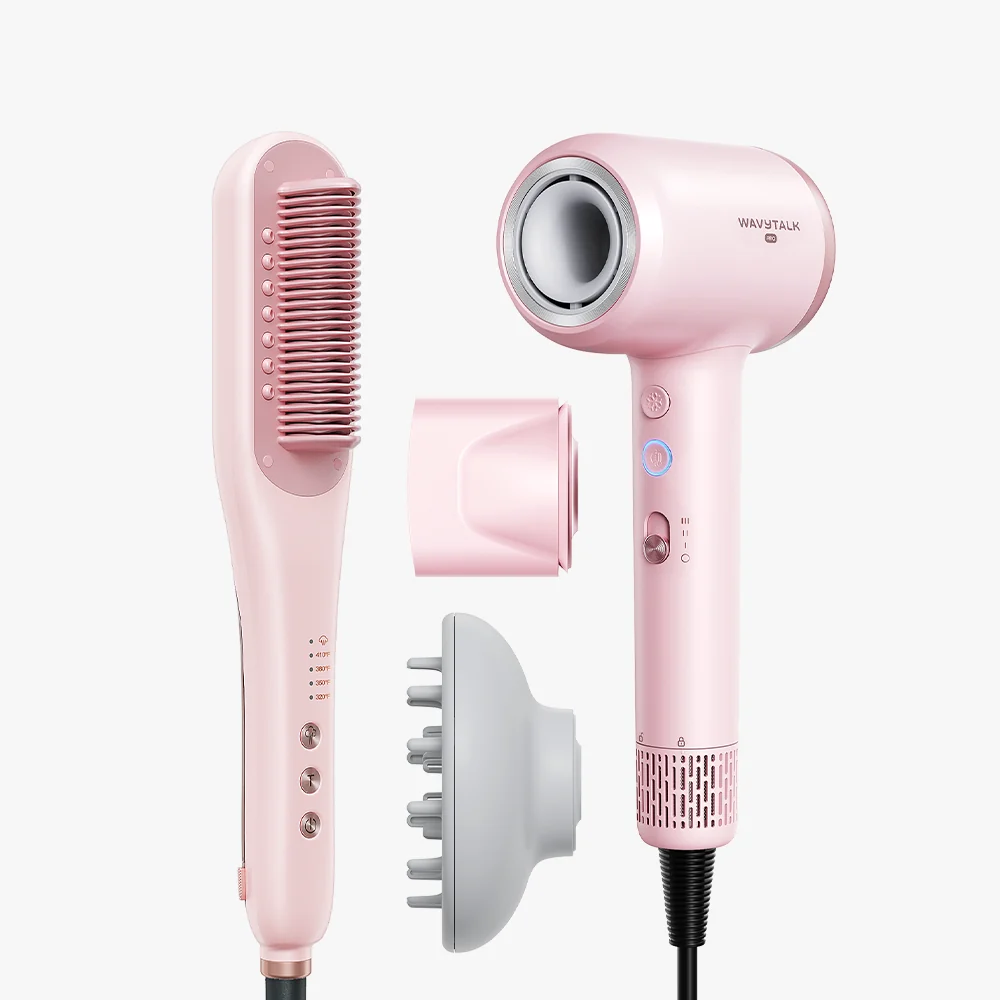 Sèche-cheveux Wavytalk Salon Pro Duo - Rose — Sèche-cheveux