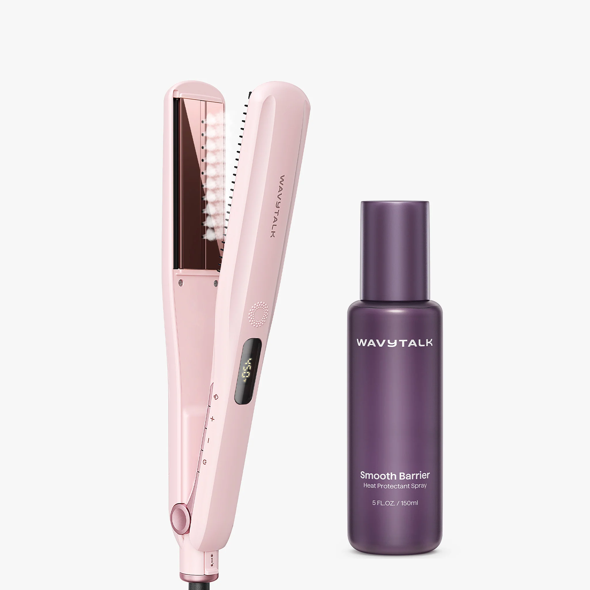 Lisseur à cheveux Wavytalk Steam & Shield Duo — Fers à lisser
