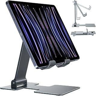 Anozer Tablet Stand Adjustable Foldable Aluminium — Tablet Accessories