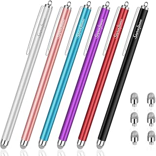 StylusHome Stylus Pens for Touch Screens, 6-Pack with Extra Tips